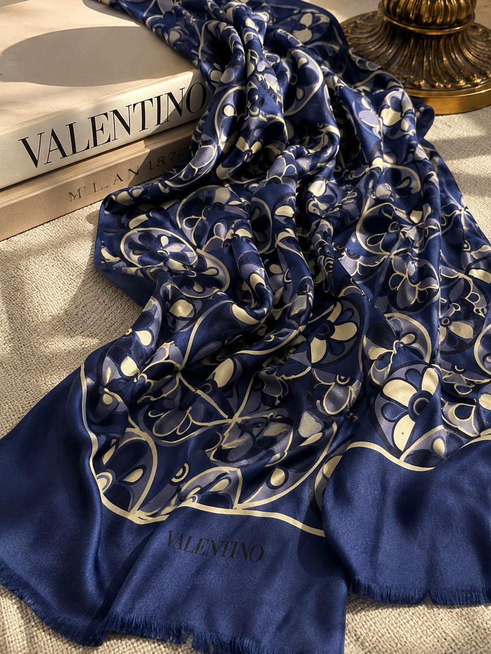Valentino 100% Silk Scarf